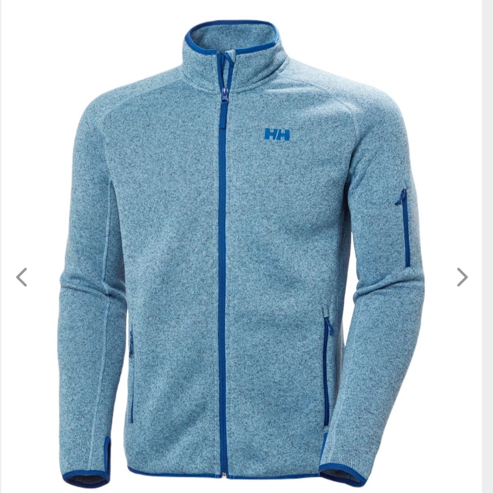 Helly Hansen Men's Blue Fog Varde Fleece Jacket 2.0